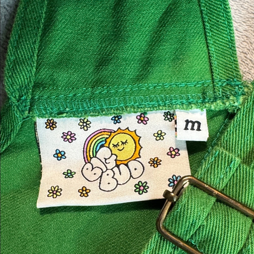 NWOT Big Bud Press Original Overall Green Size Medium Unisex - Picture 10 of 15